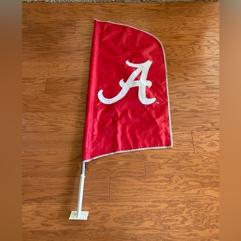 2 Alabama ROLL TIDE Flag Banner Tailgate 42” x 20” - Picture 3 of 5